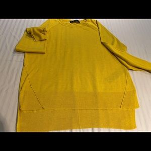 Mustard yellow Zara knit sweater